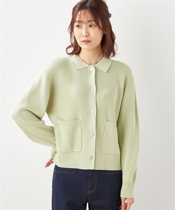 Petit Honfleur 襟付きニットカーディガン_variationthumb_2