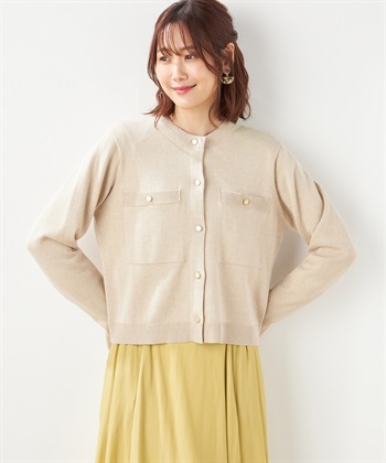 Petit Honfleur ボタンアクセントニットカーディガン_variationthumb_2