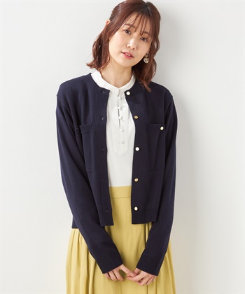 Petit Honfleur ボタンアクセントニットカーディガン_variationthumb_3