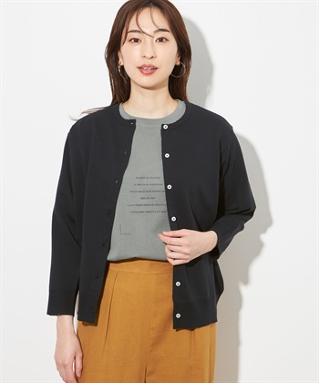 Petit Honfleur 【接触冷感】クルーネックカーディガン_variationthumb_2