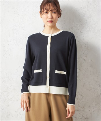 Petit Honfleur バイカラーカーディガン_variationthumb_3