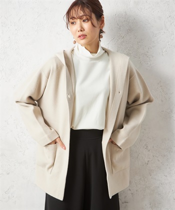 Petit Honfleur フードトッパーコーディガン_variationthumb_2