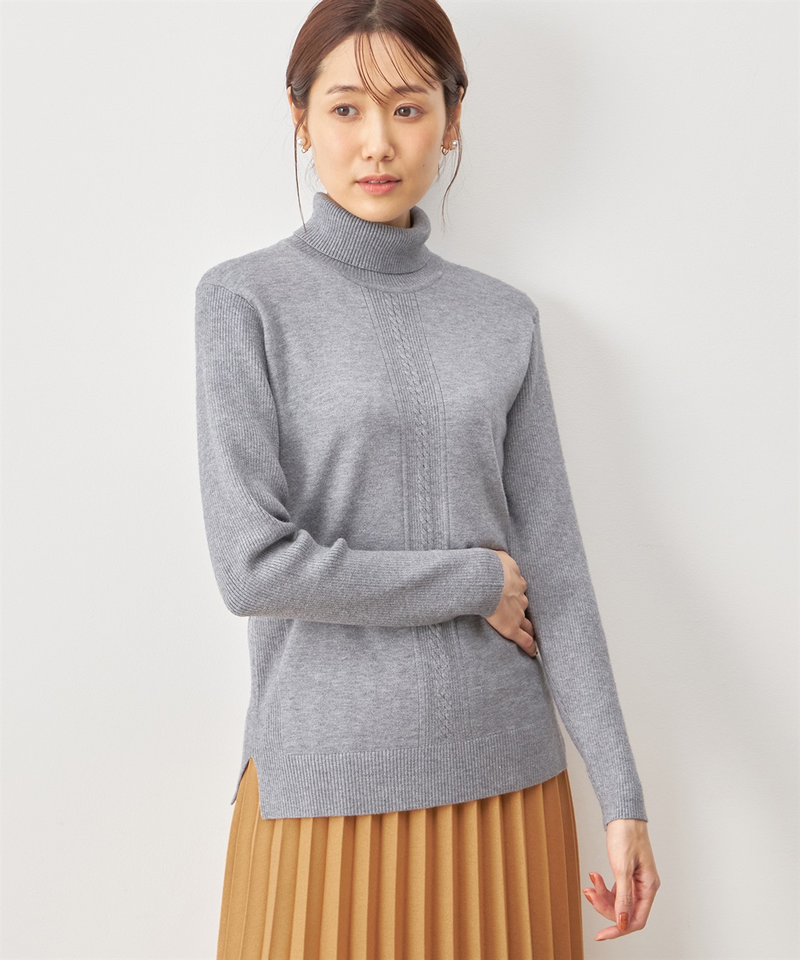 Petit Honfleur タートルネックニットプルオーバー_main