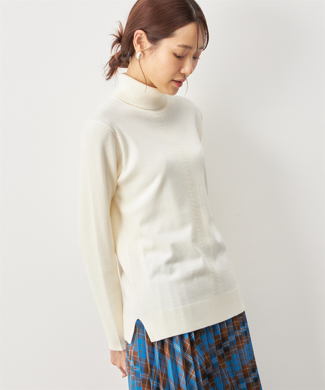 Petit Honfleur タートルネックニットプルオーバー_variation_1