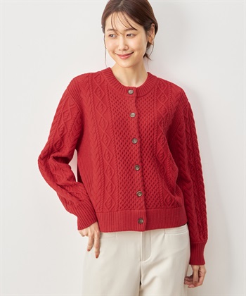 Petit Honfleur アラン柄編みカーディガン_variationthumb_2