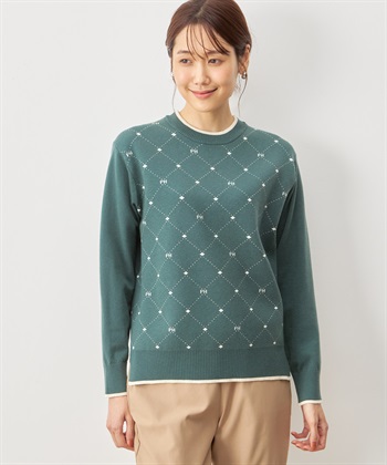 Petit Honfleur モノグラムニットプルオーバー_variationthumb_3