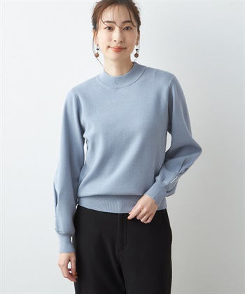 Petit Honfleur パール袖ニットプルオーバー_variationthumb_2