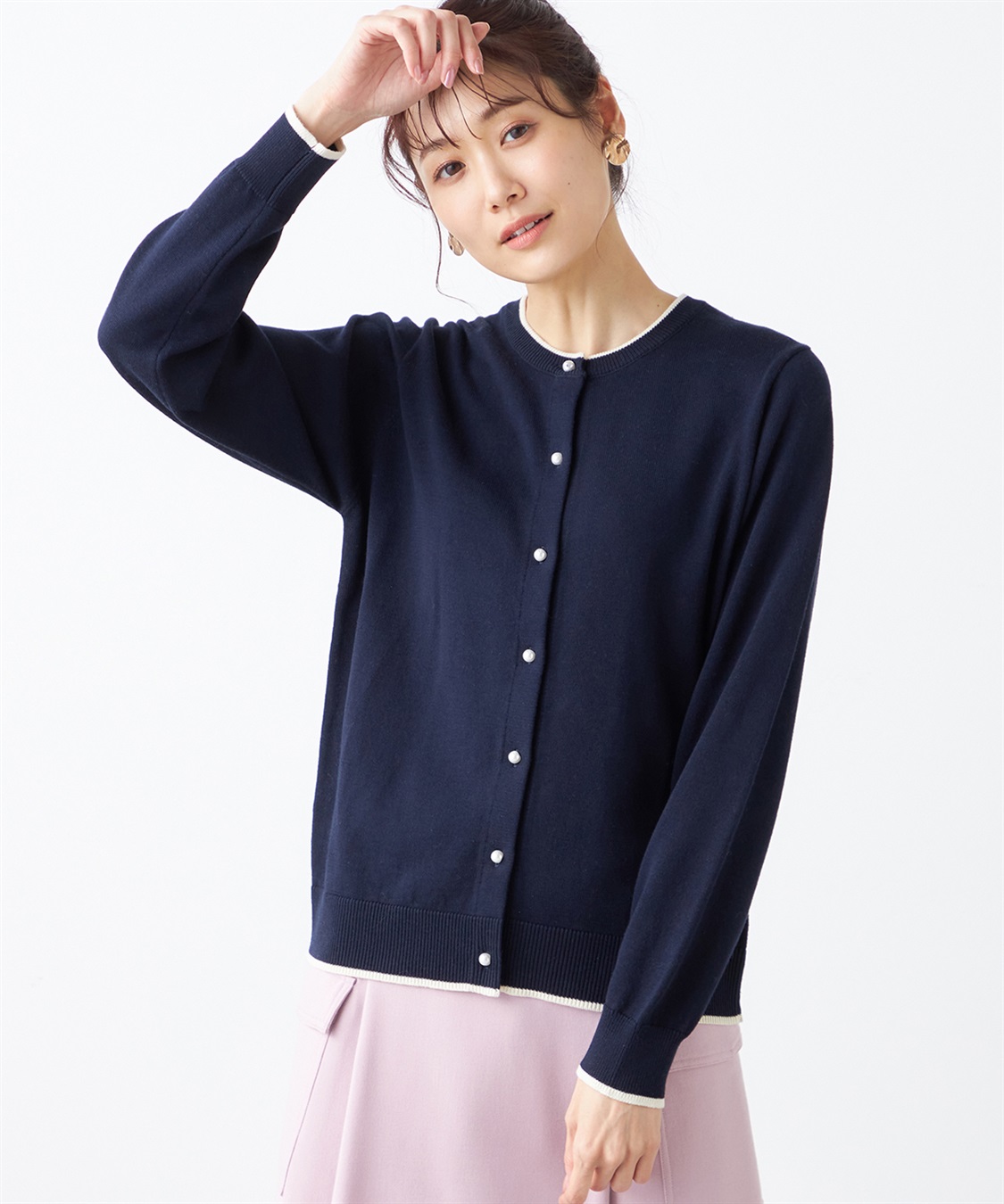 Petit Honfleur クルーネックカーディガン_variation_3