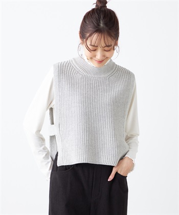 Petit Honfleur ニットショートベスト_variationthumb_2