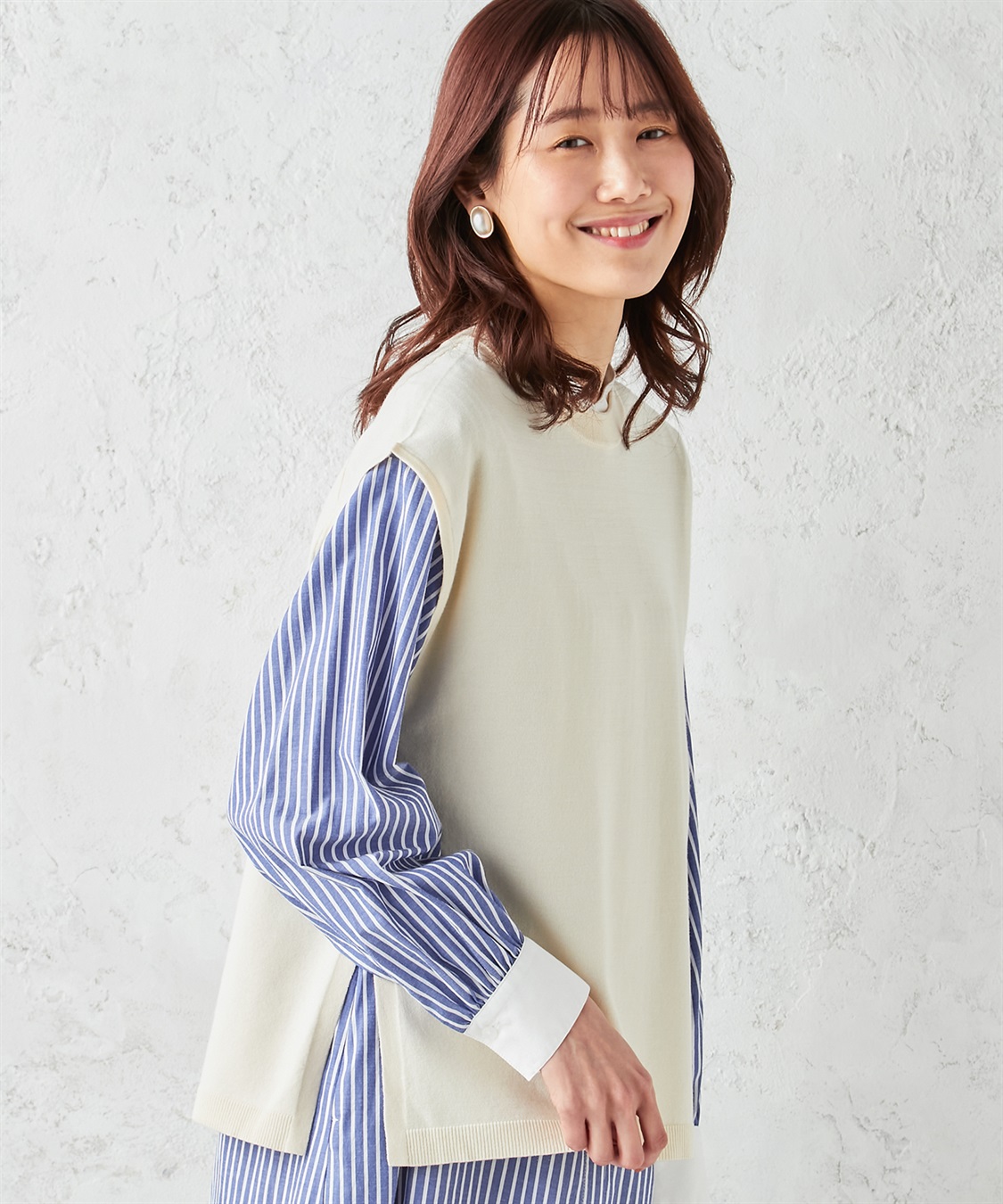 Petit Honfleur ニットベスト_variation_1