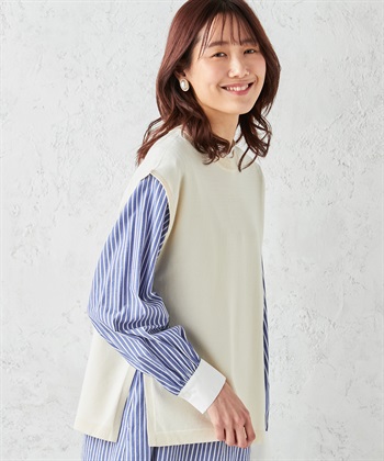 Petit Honfleur ニットベスト_variationthumb_1