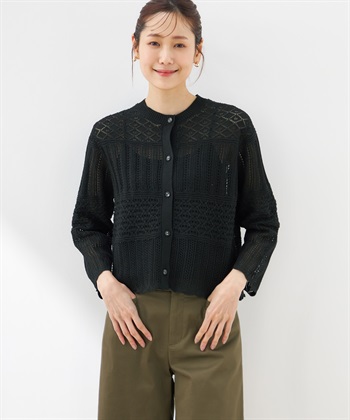 Petit Honfleur 透かし編みカーディガン_variationthumb_1