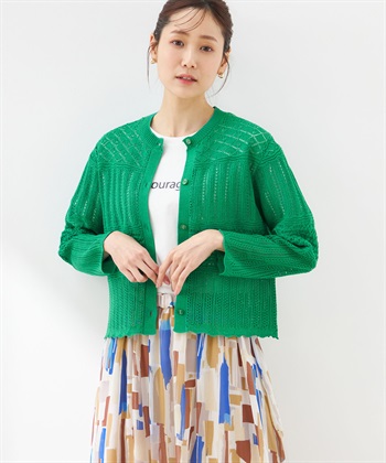 Petit Honfleur 透かし編みカーディガン_variationthumb_3