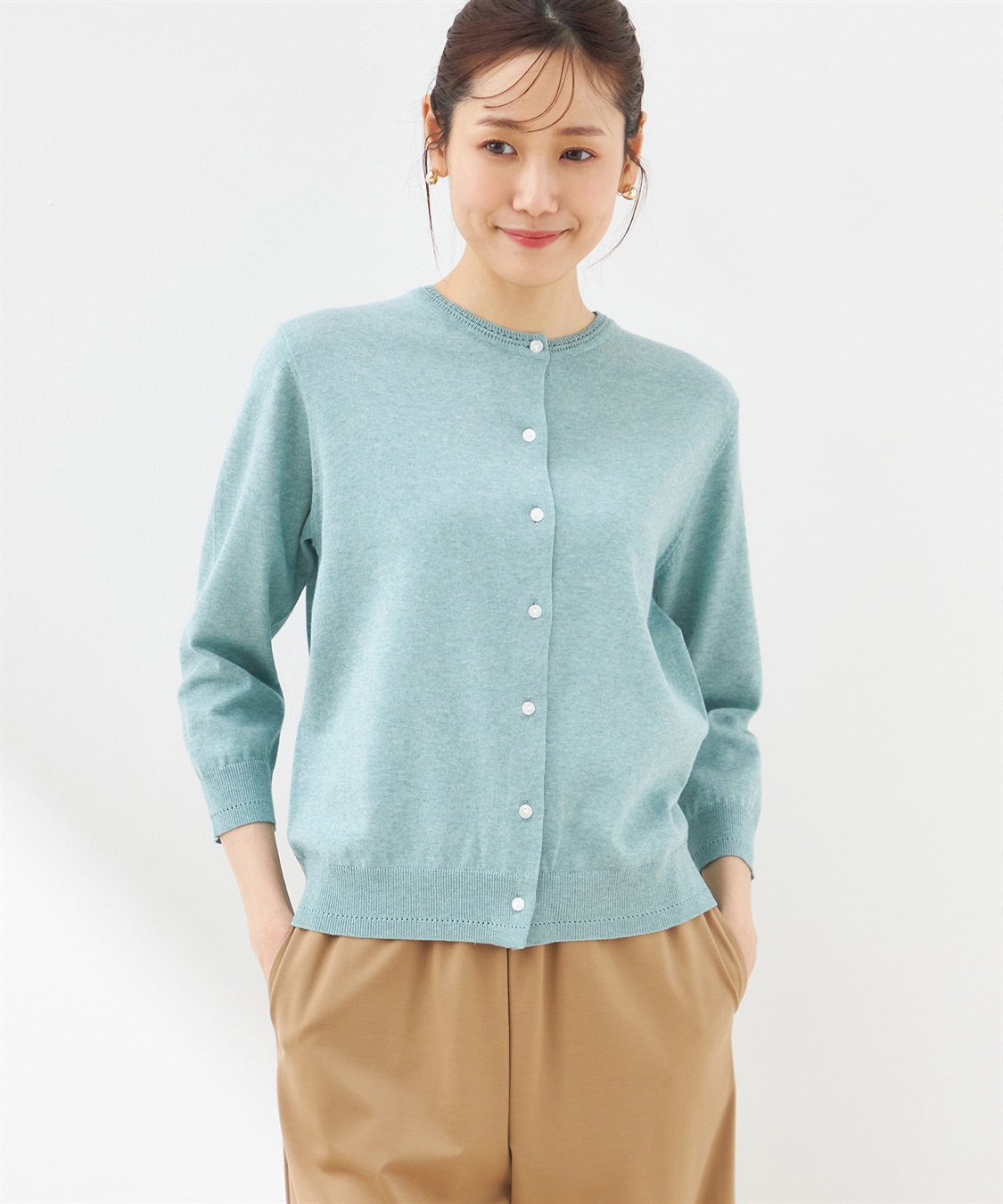 Petit Honfleur クルーネックカーディガン_variation_3