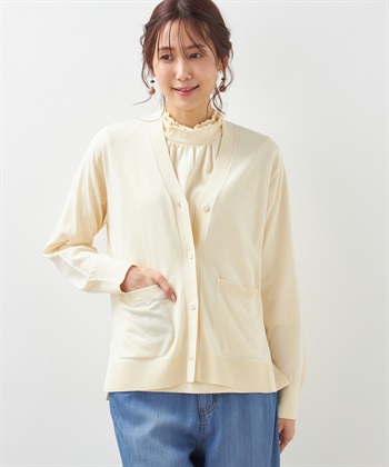 Petit Honfleur Vネックショートカーディガン_variationthumb_1