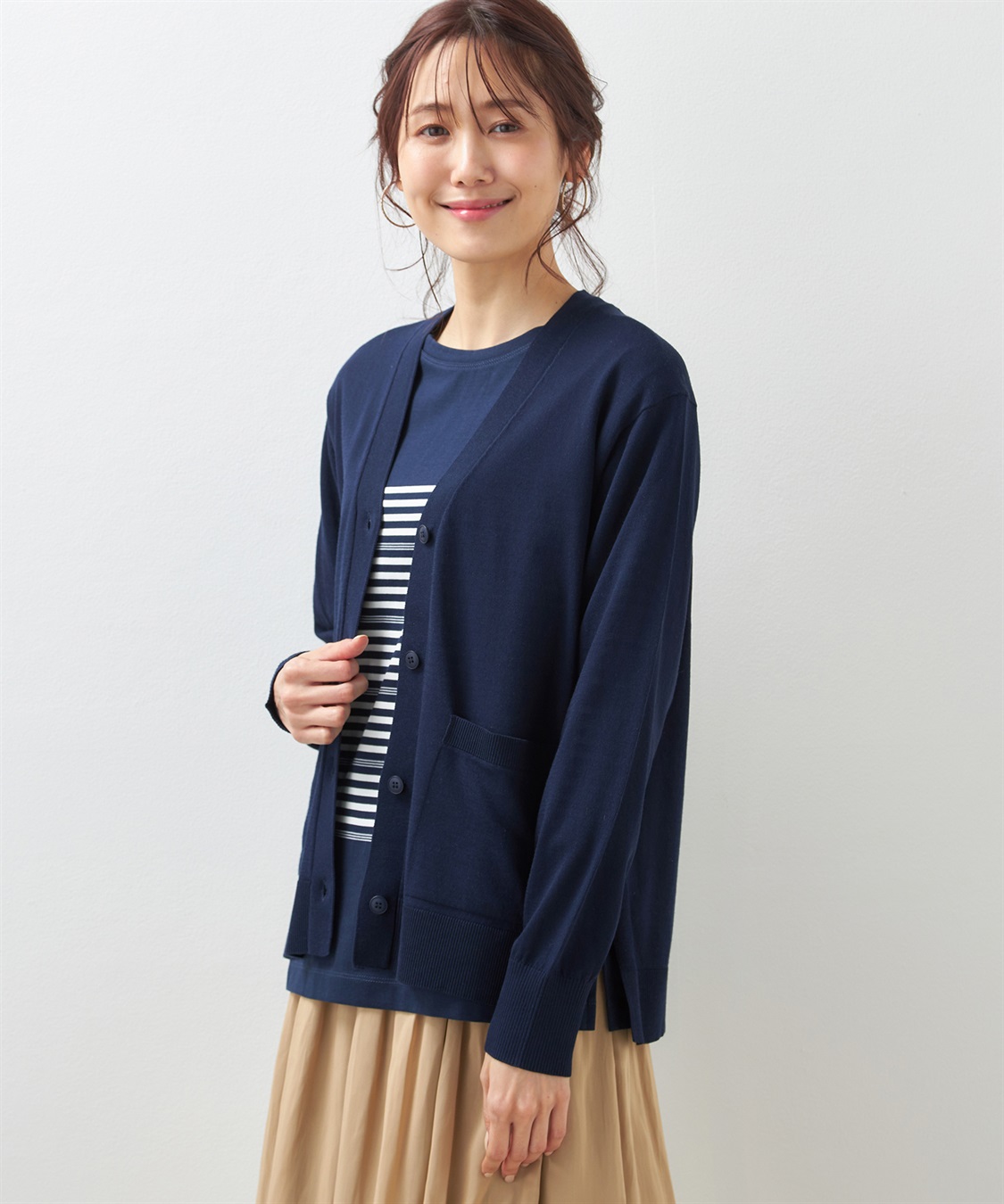 Petit Honfleur Vネックショートカーディガン_variation_3