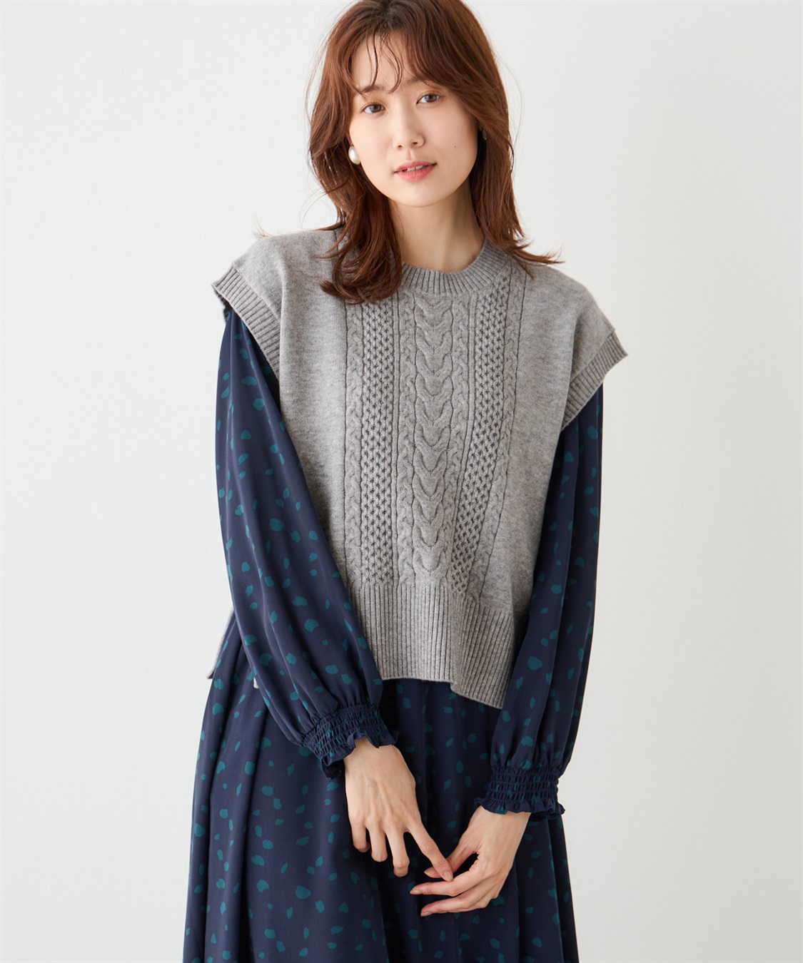 Petit Honfleur ショートニットベスト_variation_2