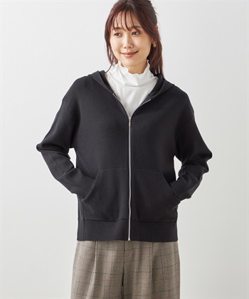 Petit Honfleur もちもちニットジップパーカー_variationthumb_2
