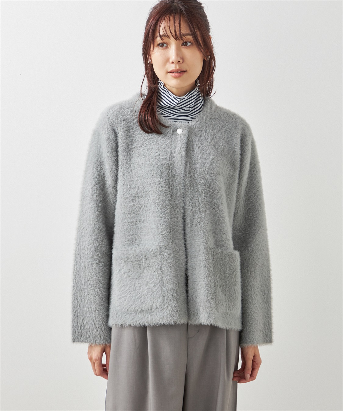 Petit Honfleur ダブルフェイスフェザージャケット_variation_2