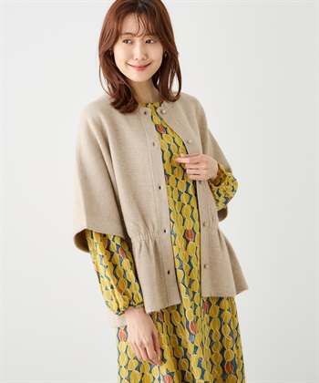 ポンチョ風ニットプルオーバー Petit Honfleur｜クロスプラス公式通販