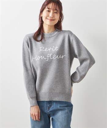 Petit Honfleur ロゴ刺しゅうプルオーバー_variationthumb_1