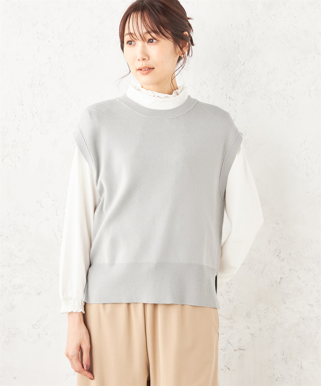 Petit Honfleur ニットベスト_variation_1