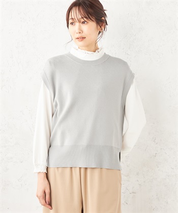 Petit Honfleur ニットベスト_variationthumb_1