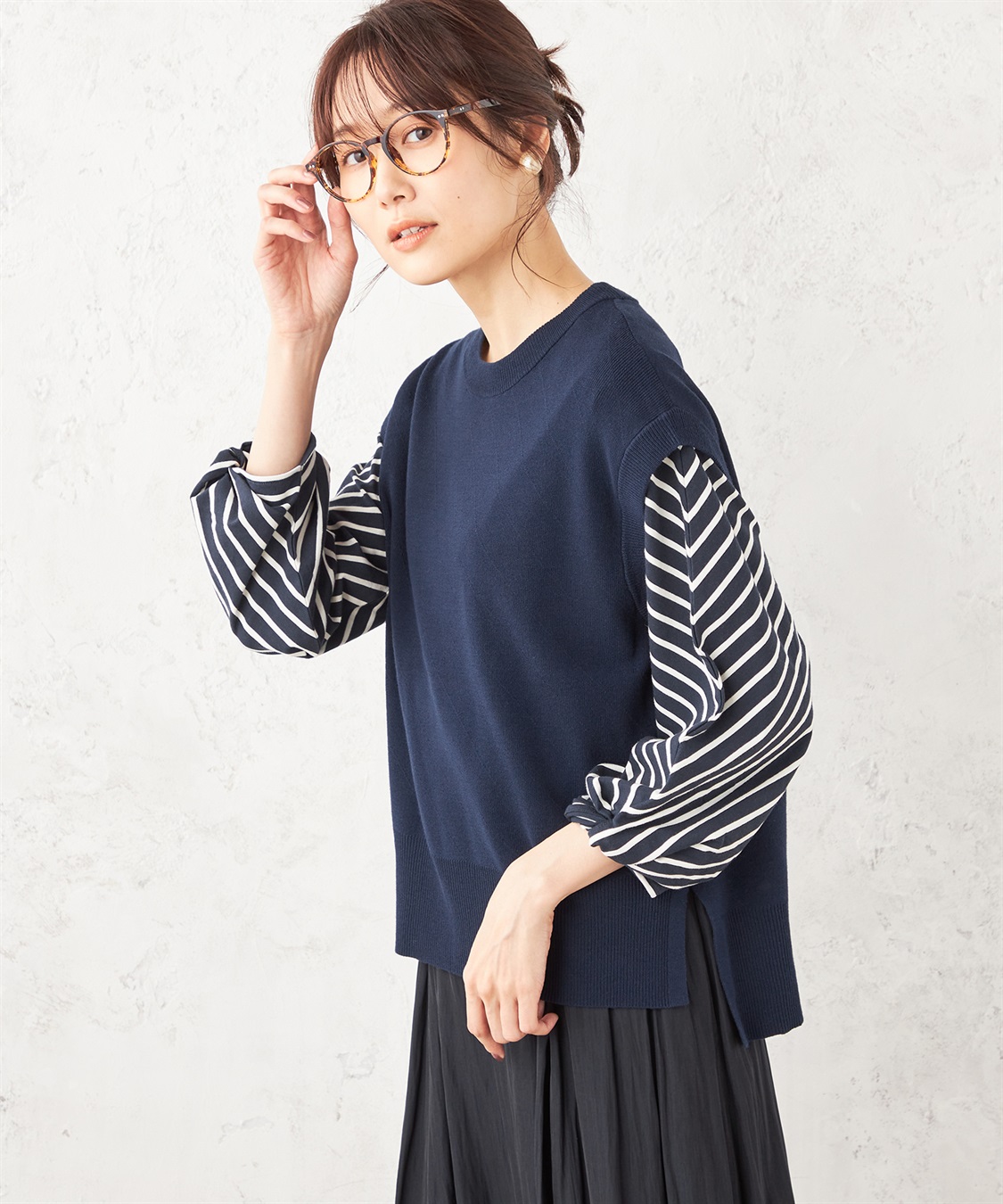 Petit Honfleur ニットベスト_variation_2