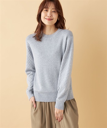 Petit Honfleur キルトスリーブニットプルオーバー_variationthumb_1