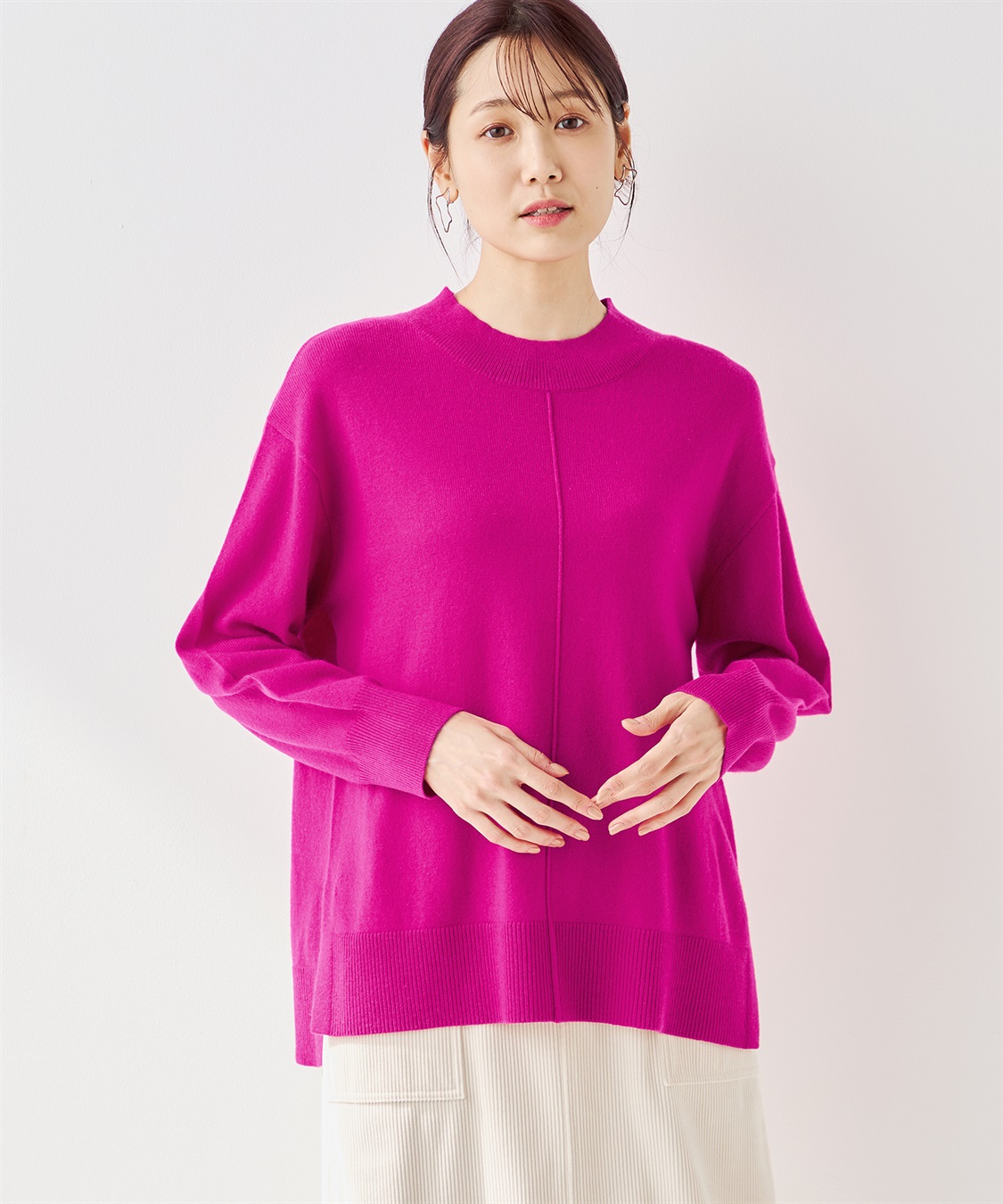 Petit Honfleur ウールカシミヤニットプルオーバー_variation_1