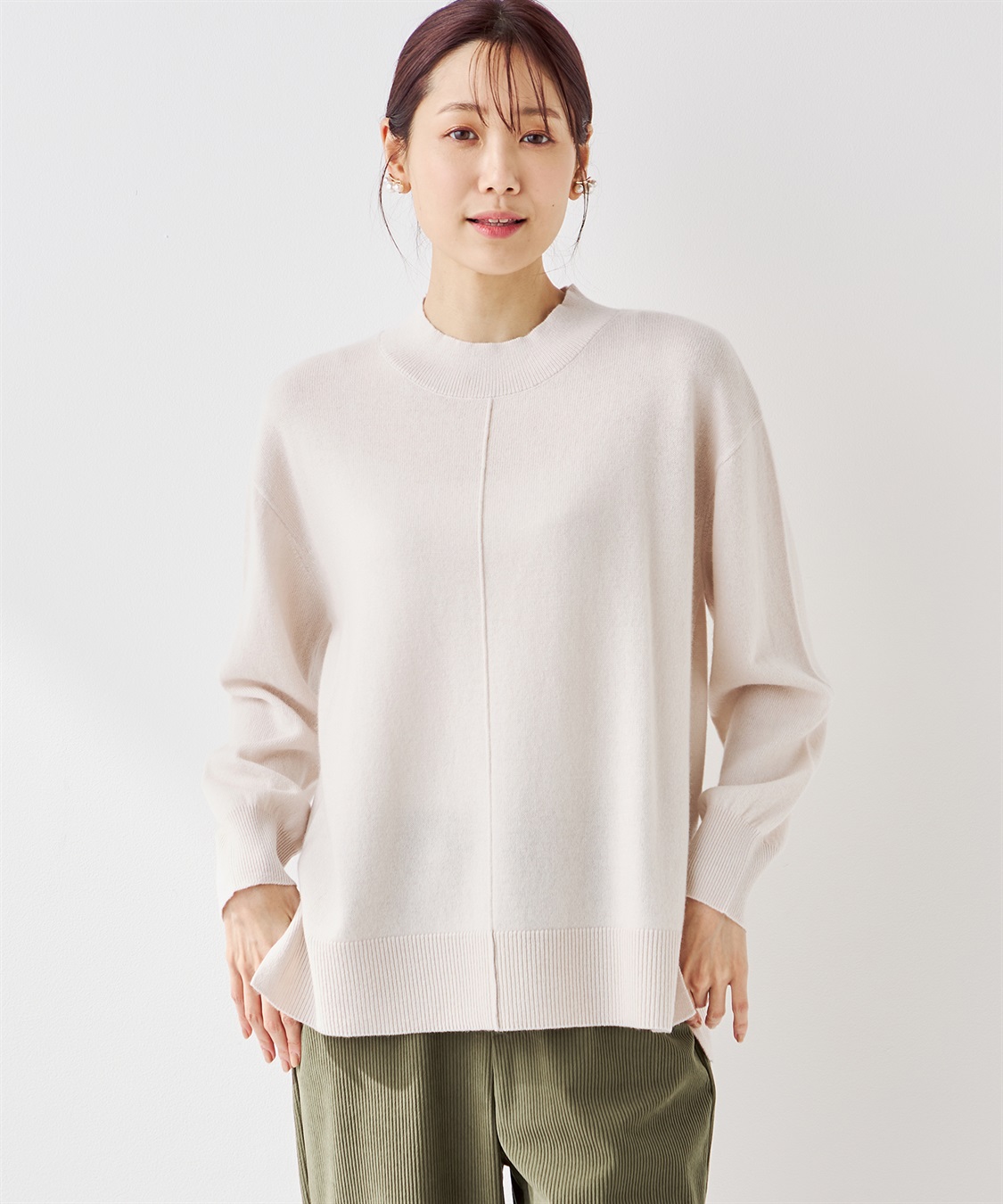 Petit Honfleur ウールカシミヤニットプルオーバー_variation_2