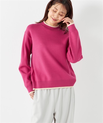 Petit Honfleur バイカラーニットプルオーバー_variationthumb_2