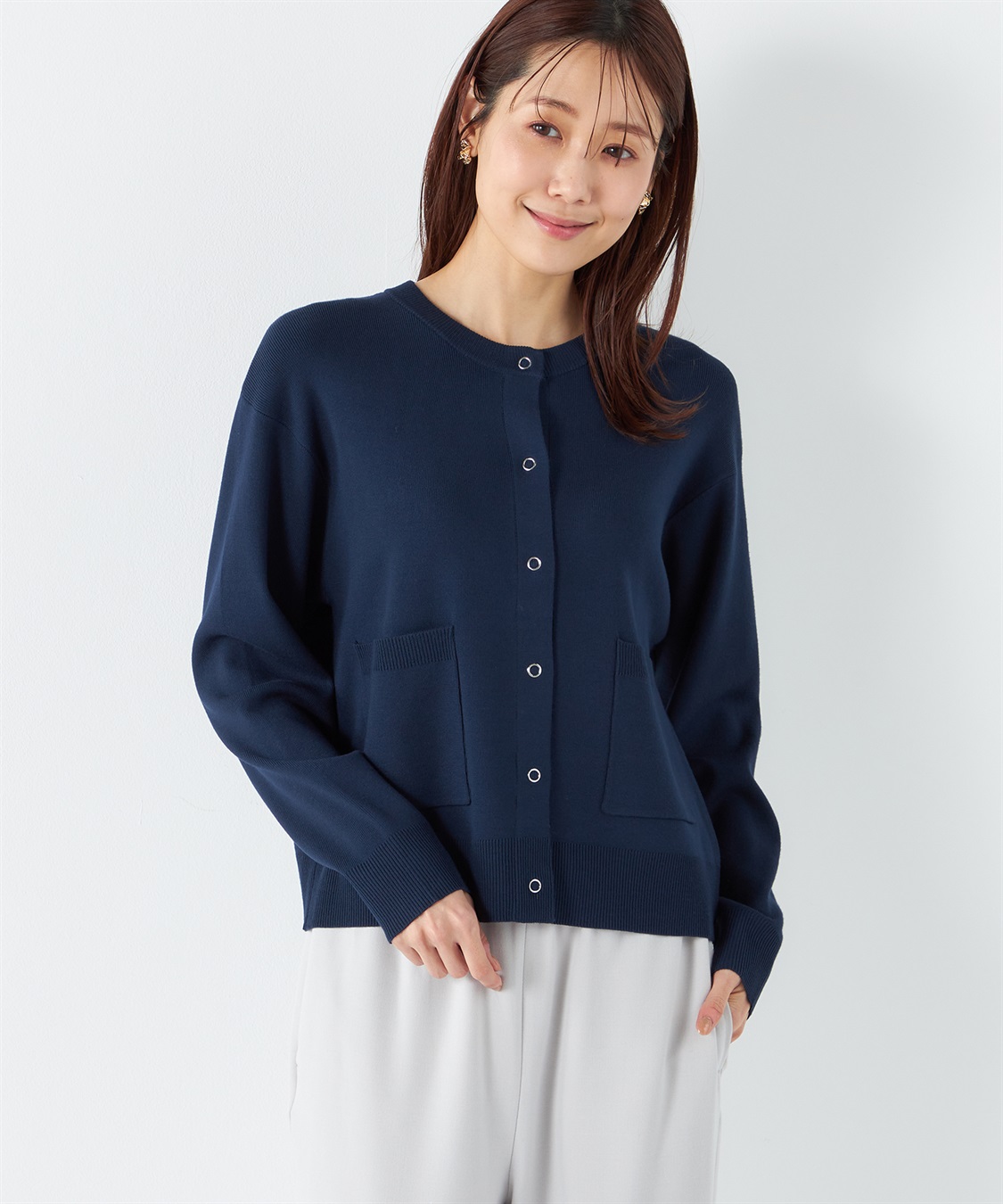 Petit Honfleur ラウンドネックカーディガン_variation_4