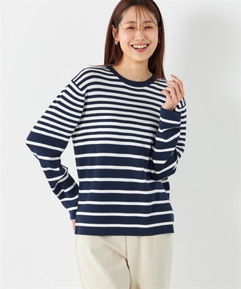 Petit Honfleur ボーダーニットプルオーバー_variationthumb_2