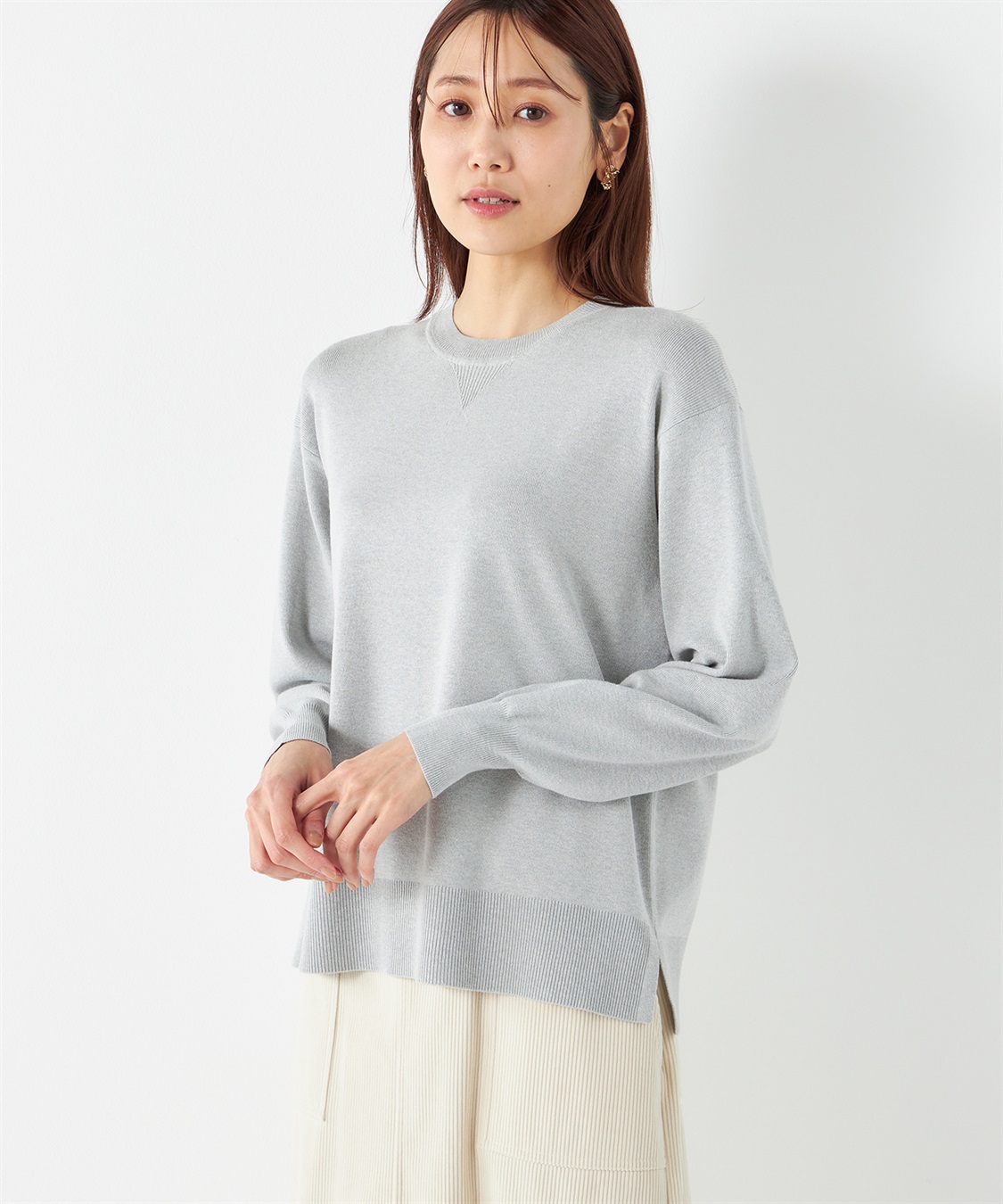 Petit Honfleur スウェットライクニットプルオーバー_variation_2