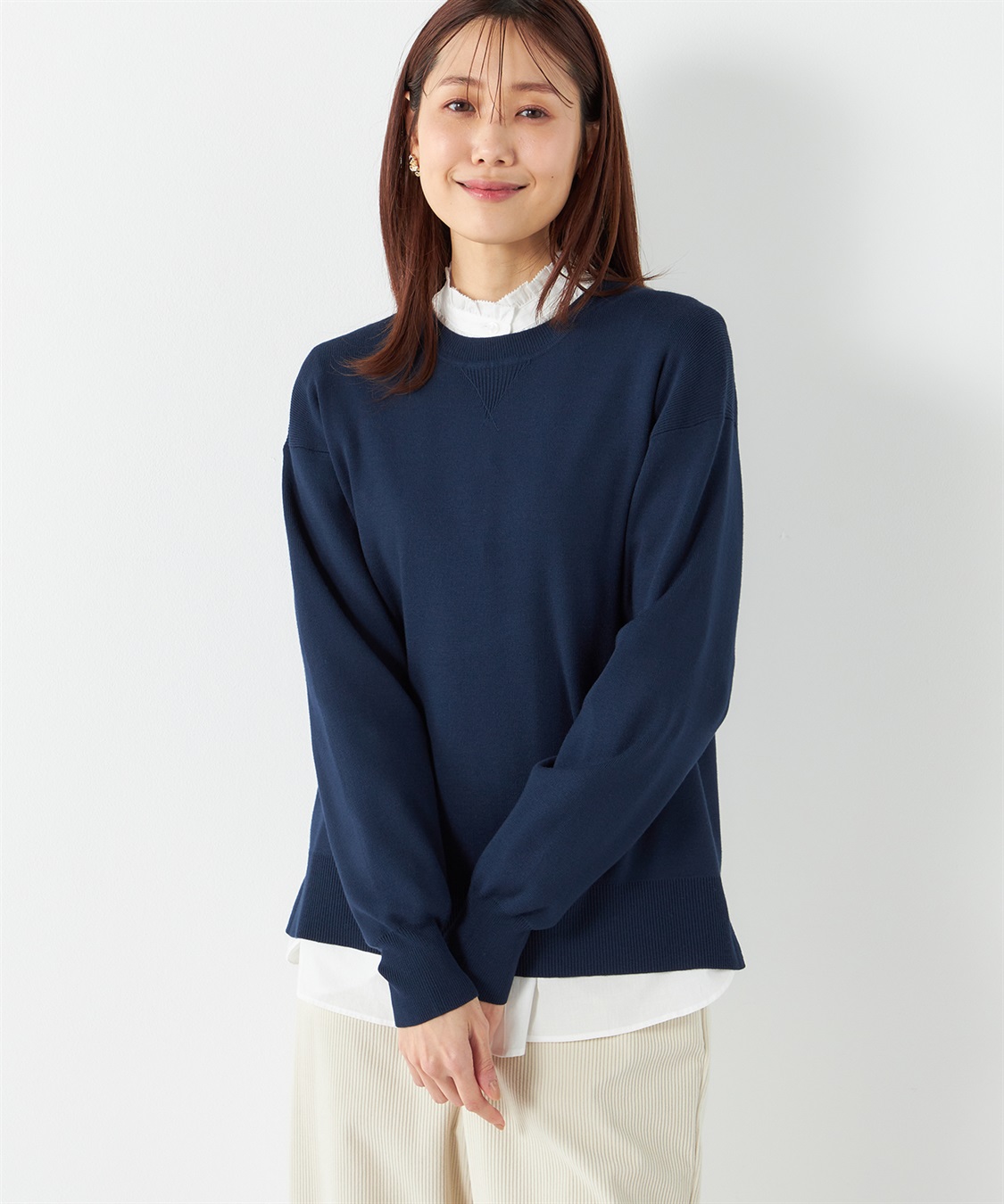 Petit Honfleur スウェットライクニットプルオーバー_variation_4