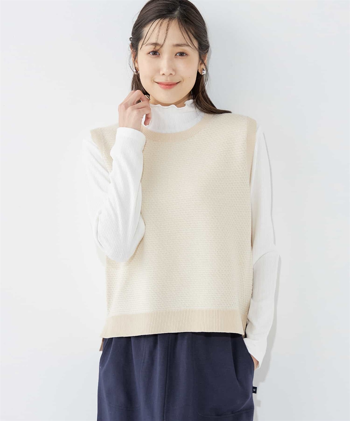 Petit Honfleur ニットベスト_variation_1