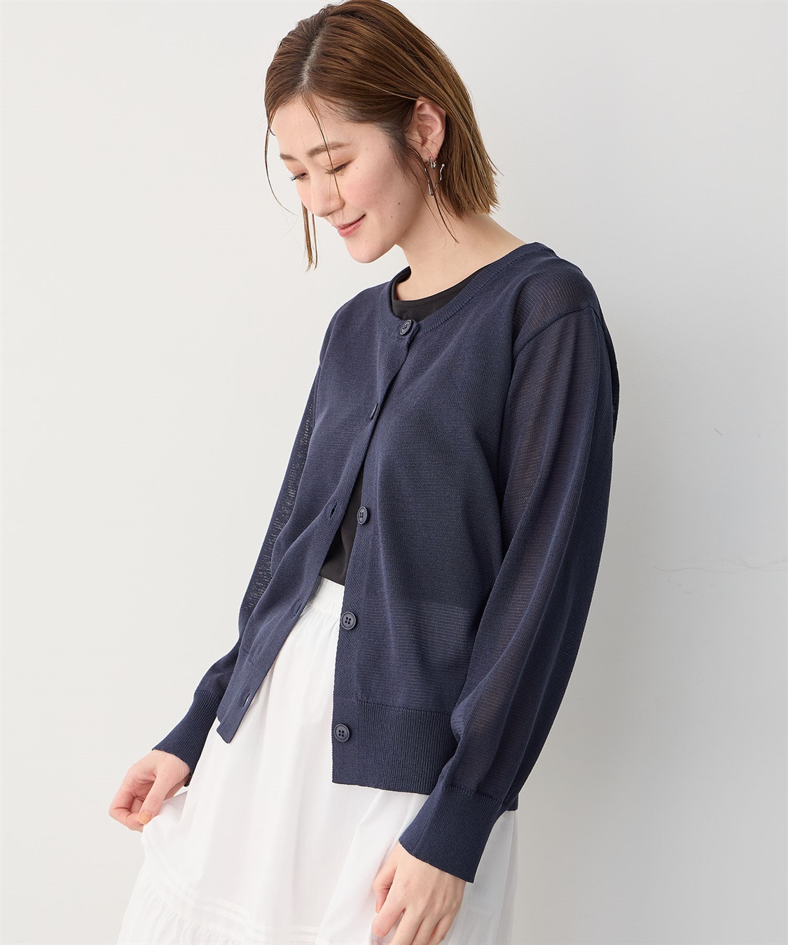 Petit Honfleur ニットカーディガン_main