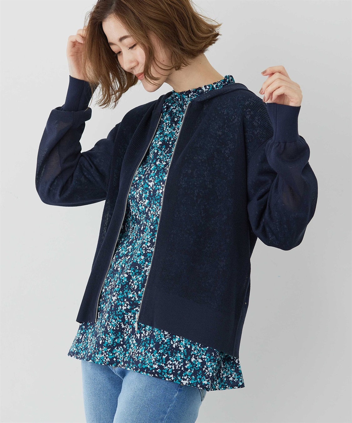 Petit Honfleur ニットパーカー_variation_2