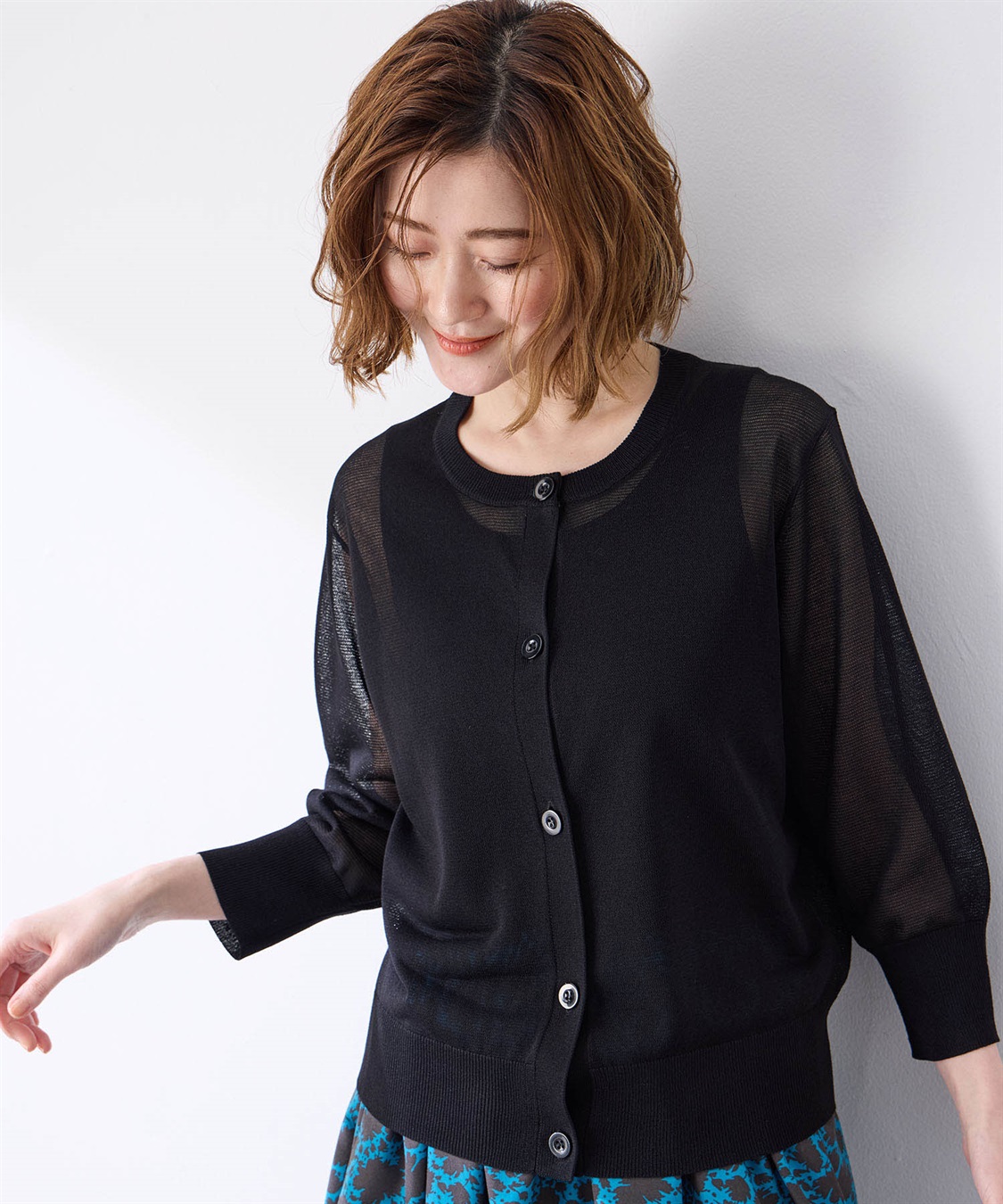 Petit Honfleur クルーネックカーディガン_variation_1