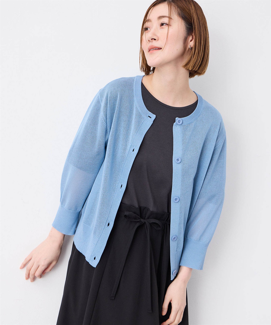 Petit Honfleur クルーネックカーディガン_variation_3