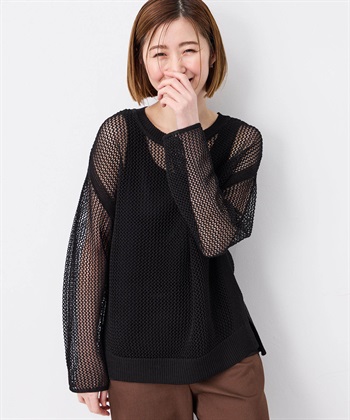 Petit Honfleur メッシュニットプルオーバー_variationthumb_2