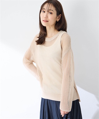 Petit Honfleur メッシュニットプルオーバー_variationthumb_3