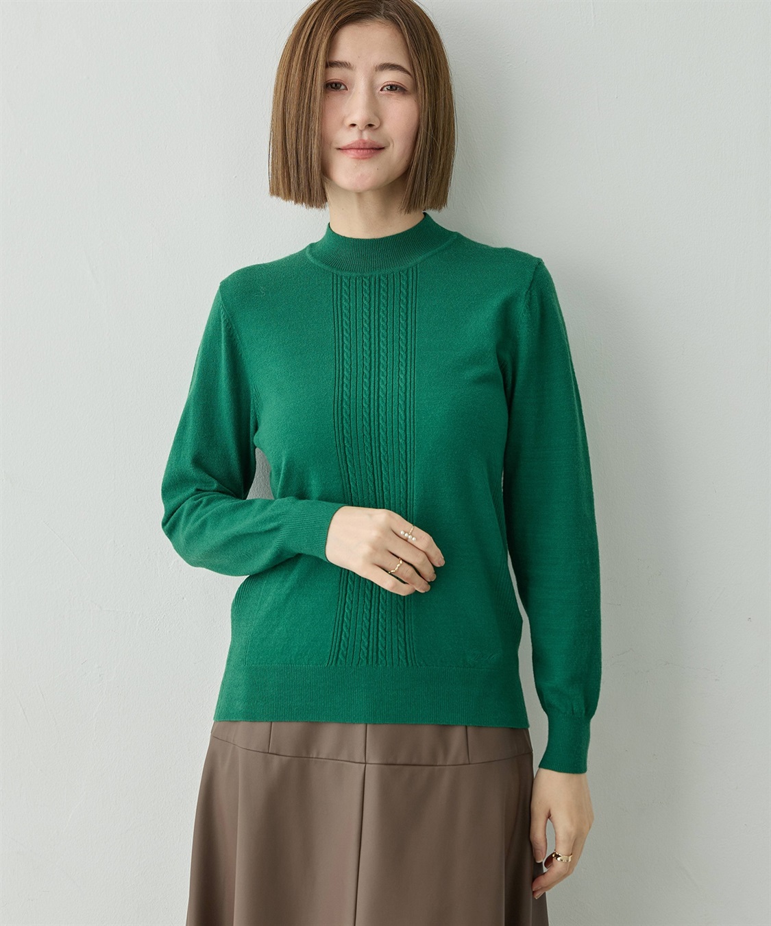 楽ちんハイネックプルオーバー Petit Honfleur｜クロスプラス公式通販