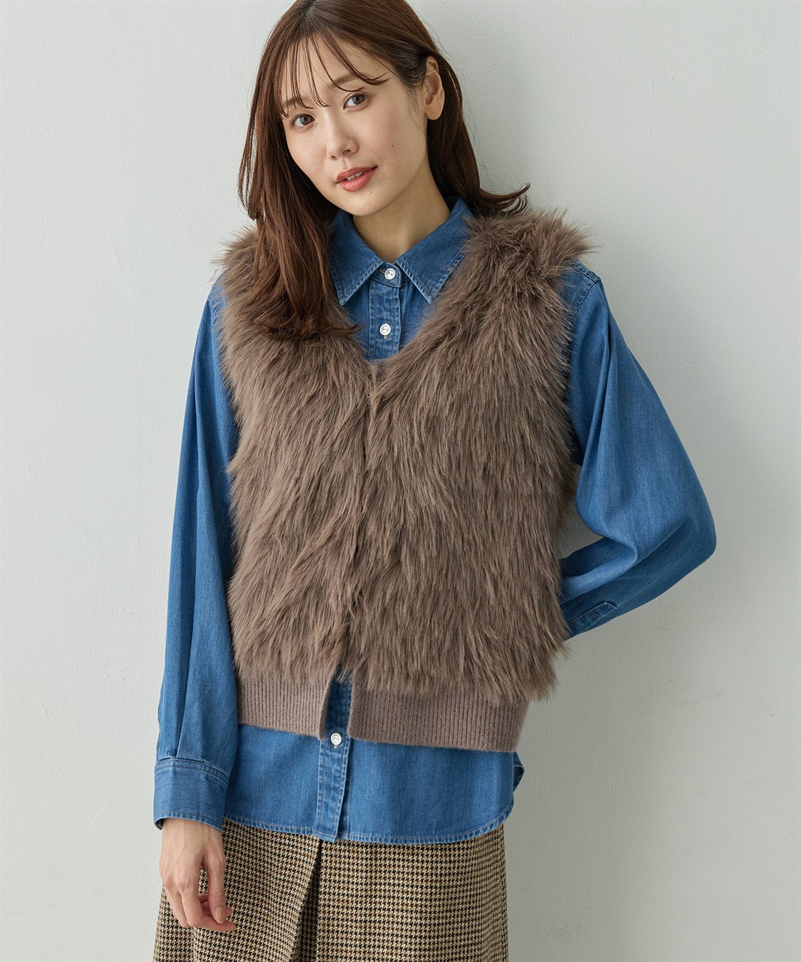 Petit Honfleur ファーベスト【ハンドウォッシャブル】_variation_2