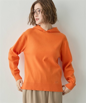 フードパーカー(オレンジ-M)