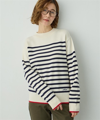 Petit Honfleur ボーダーブルオーバー_variationthumb_1