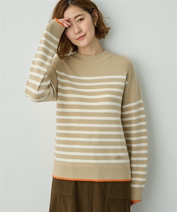 Petit Honfleur ボーダーブルオーバー_variationthumb_2