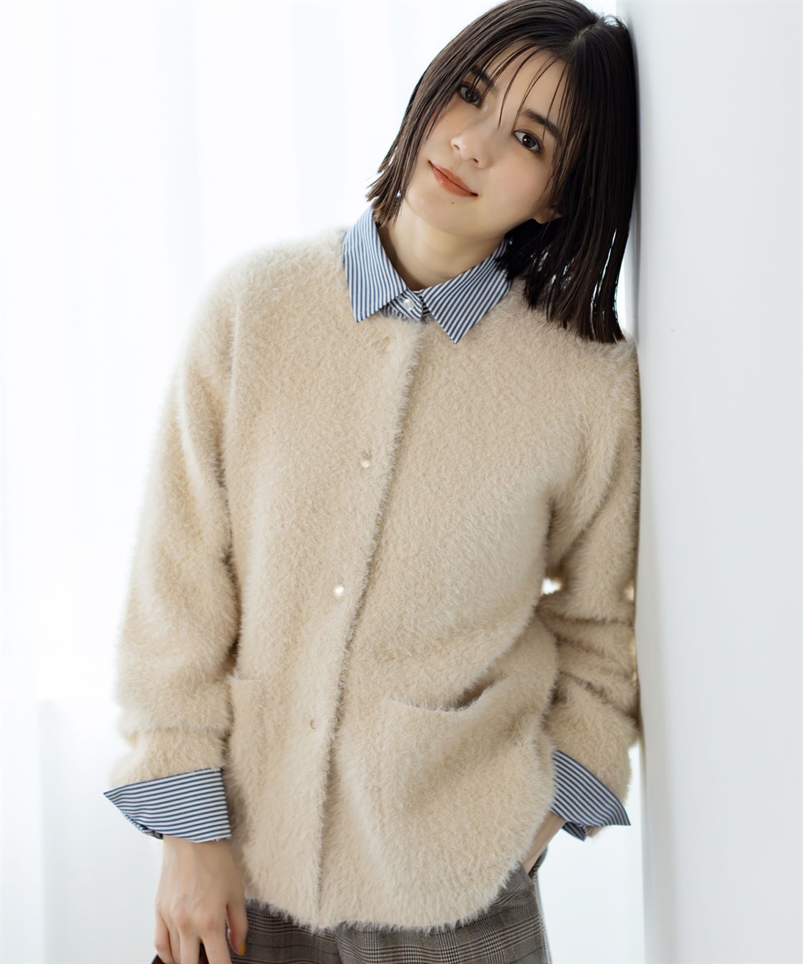 フェザージャケット【ハンドウォッシャブル】 Petit Honfleur｜クロス