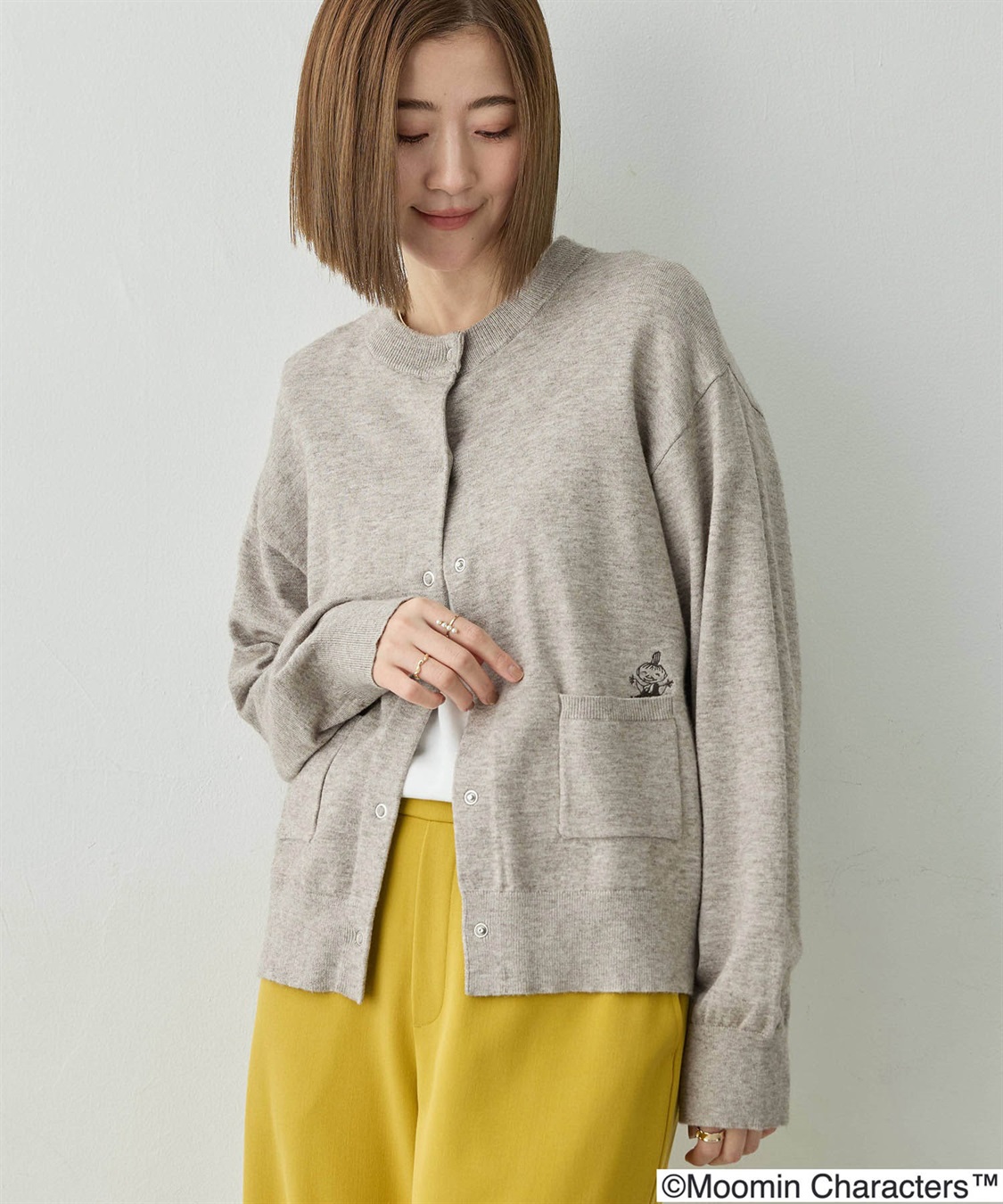 Petit Honfleur 【ムーミン】ミイニットカーディガン_main